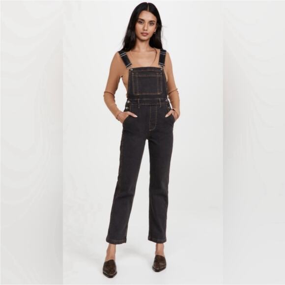 WeWoreWhat 2 Straight Tapered Overall in Dark Blue NWT - Picture 1 of 11